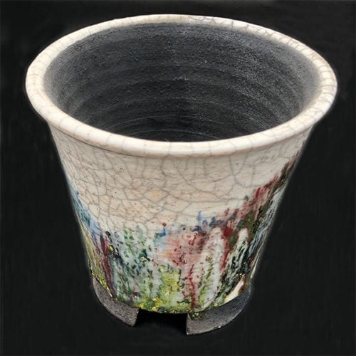 Hand Painted Ceramic Succulent Pot